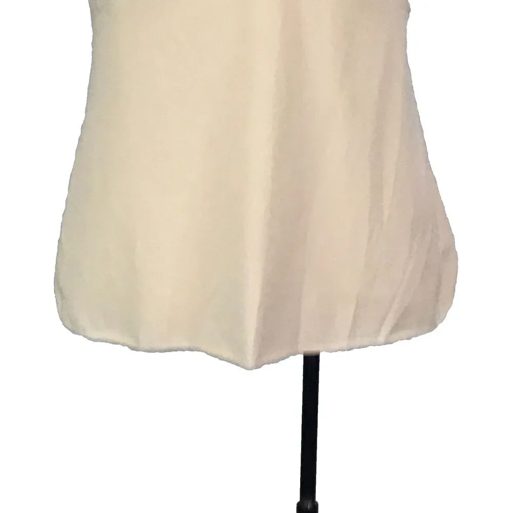 Shadowline Vintage Womens White Cream Camisole Top,‎ Lace, bust 38, Adjustable